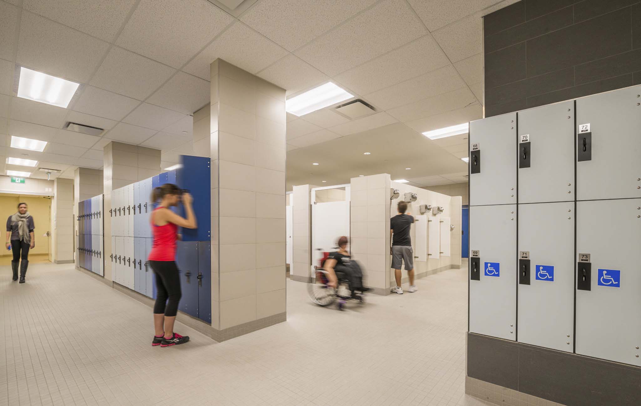 It is important to design changing facilities with accessibility in mind, so that all visitors can use a changing room hygienically and with dignity.